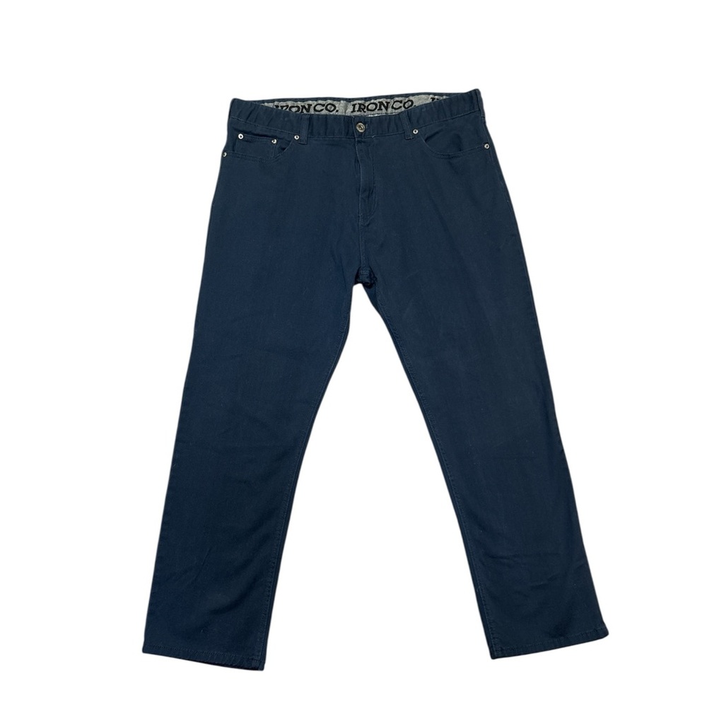 Iron Co Classic Comfort Jeans Men's 38X30 Straight Leg Navy Blue
